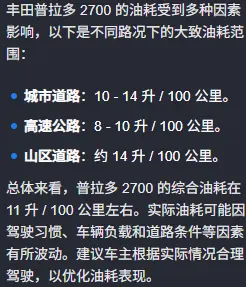 普拉多2700油耗_实测表现与省油技巧大公开 第1张