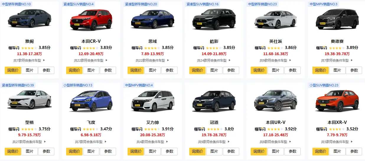 本田轿车_2025年最值得入手的日系家用车型推荐 第1张