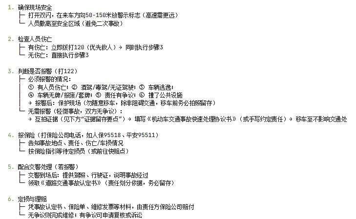 车祸了怎么办_2025最新事故处理全指南 第1张