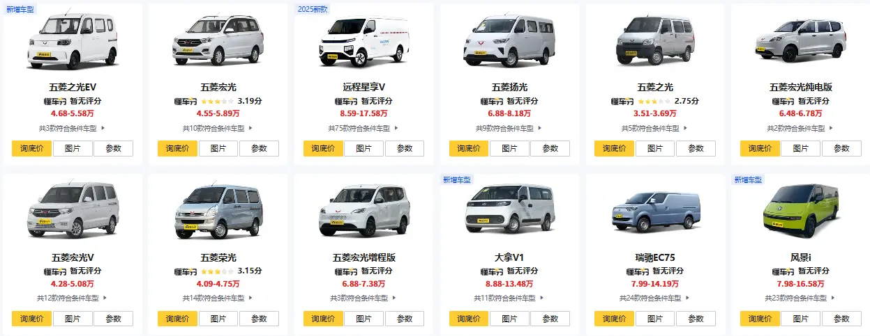 微型面包车哪个牌子好_2025年最值得入手的微面品牌推荐 第1张