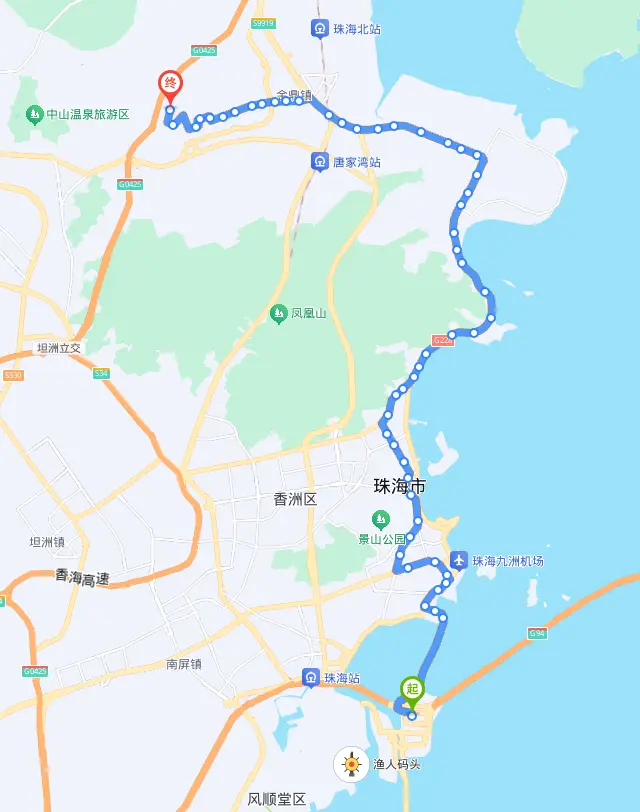 口岸3路_珠海公交3路(大桥口岸枢纽-佛径) 第1张