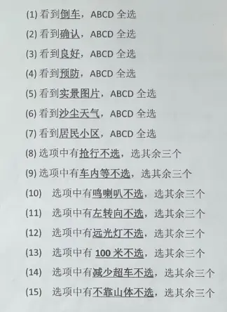 驾校理论考试口诀_这些记忆技巧让你轻松通过科一 第1张