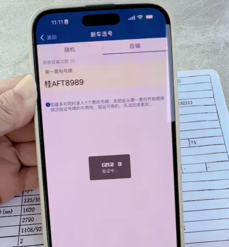 网上自编车牌流程_线上自选靓号全攻略 第1张