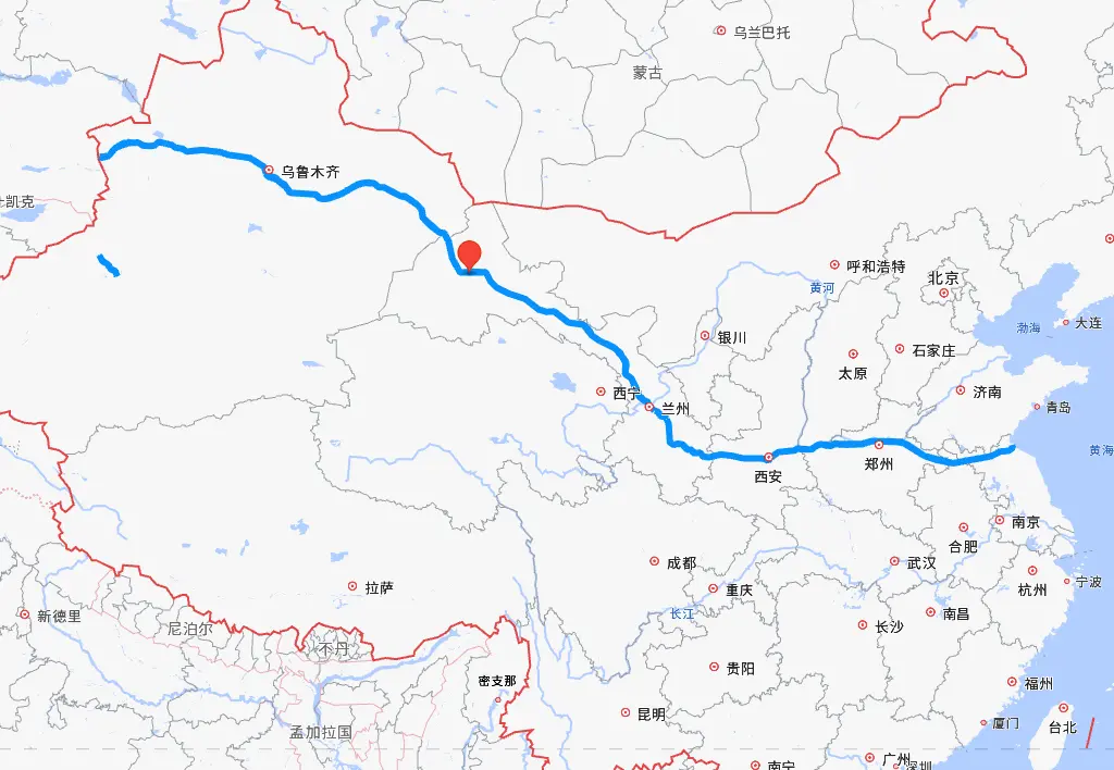 G30高速全程路线图_最新连霍高速详细导航指南 第1张