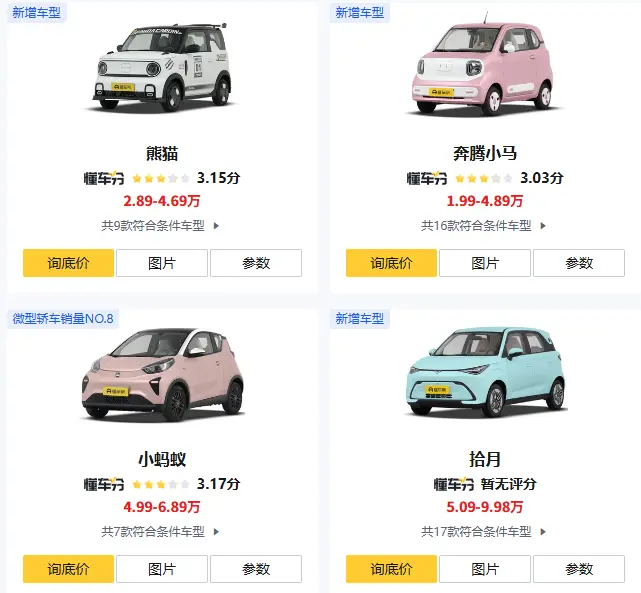 销量最好的微型车_2025年最受欢迎的小型代步车推荐 第2张