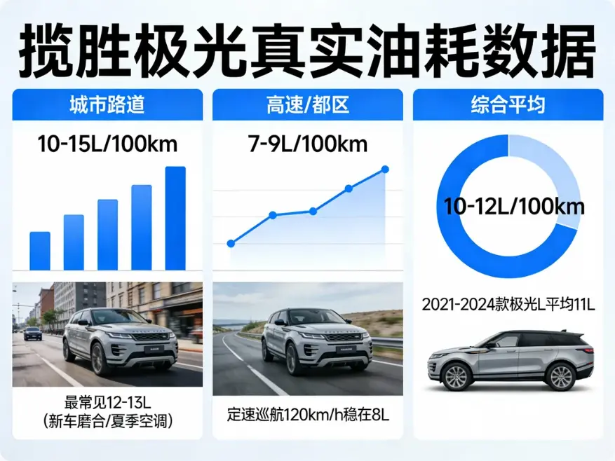 路虎揽胜极光油耗实测与分析:官方数据 vs 真实表现 第3张 路虎揽胜极光油耗实测与分析:官方数据 vs 真实表现 第3张