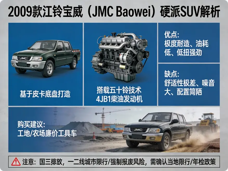 深度回眸:09款江铃宝威——被遗忘的“回本利器”,现在还值得入手吗? 第1张 深度回眸:09款江铃宝威——被遗忘的“回本利器”,现在还值得入手吗? 第1张