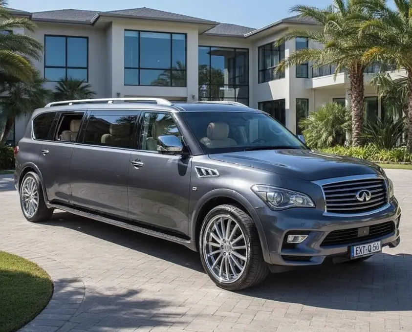 英菲尼迪QX56加长版:豪华全尺寸SUV的巅峰之作 第2张 英菲尼迪QX56加长版:豪华全尺寸SUV的巅峰之作 第2张