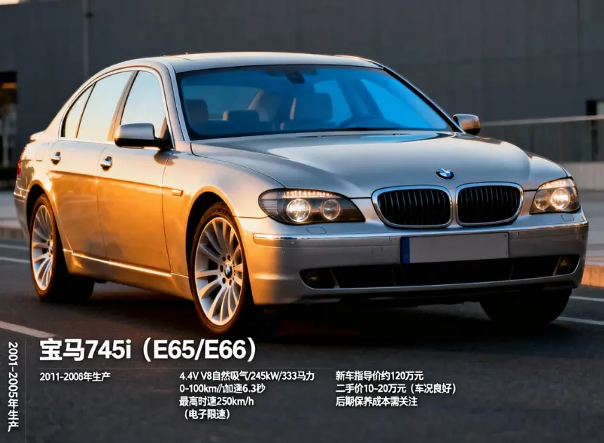 宝马745i：曾经的旗舰豪华轿车代表作