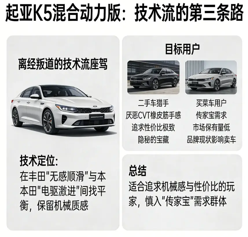 起亚k5混合动力版怎么样？
