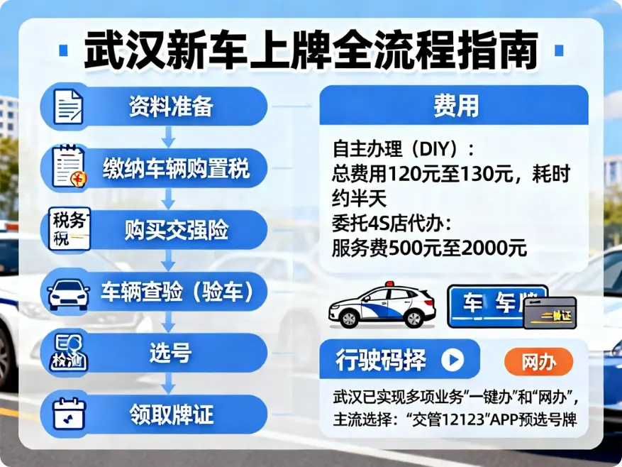 武汉新车上牌流程(新手指南) 第1张