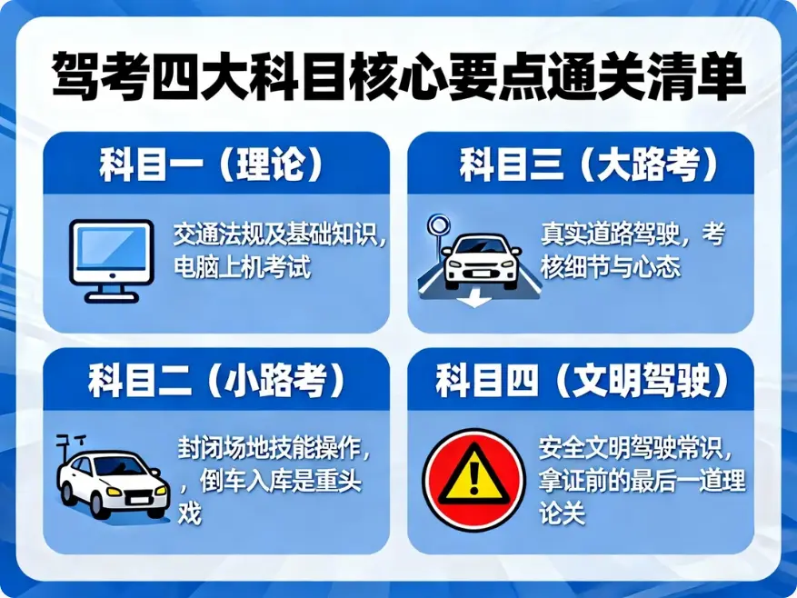 2025年中国驾照考试全攻略：从“小白”到“老司机”的通关密籍