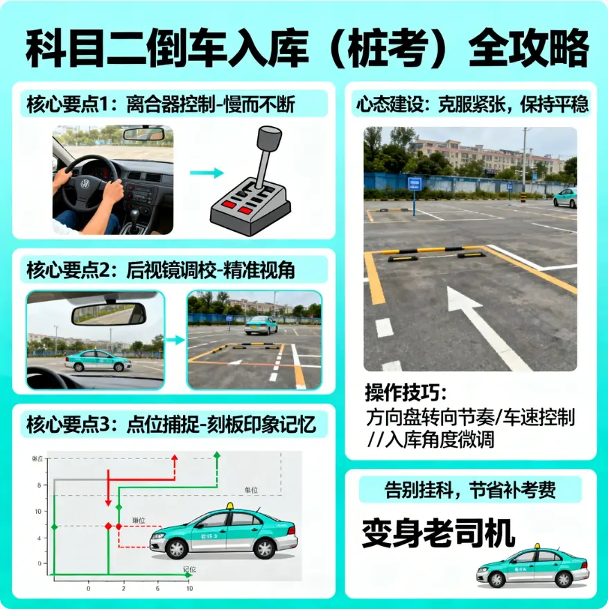 桩考通关全攻略：从“小白”到“老司机”的细节避坑指南