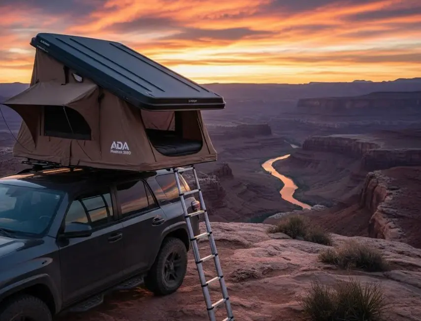 ADA幻影3000车顶帐篷：越野露营神器，轻松打造移动星空之家 第1张