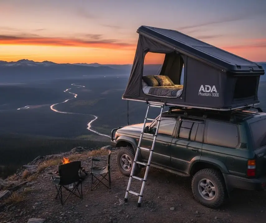 ADA幻影3000车顶帐篷：越野露营神器，轻松打造移动星空之家 第3张