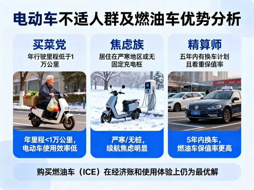 别盲目跟风！2025年购车指南：这“三类人”其实更适合买油车，省钱更省心