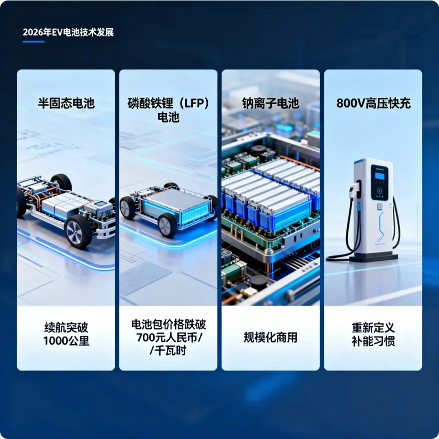 2026年电动汽车电池技术前瞻：固态电池是噱头还是现实？一文读懂续航与充电的新变局