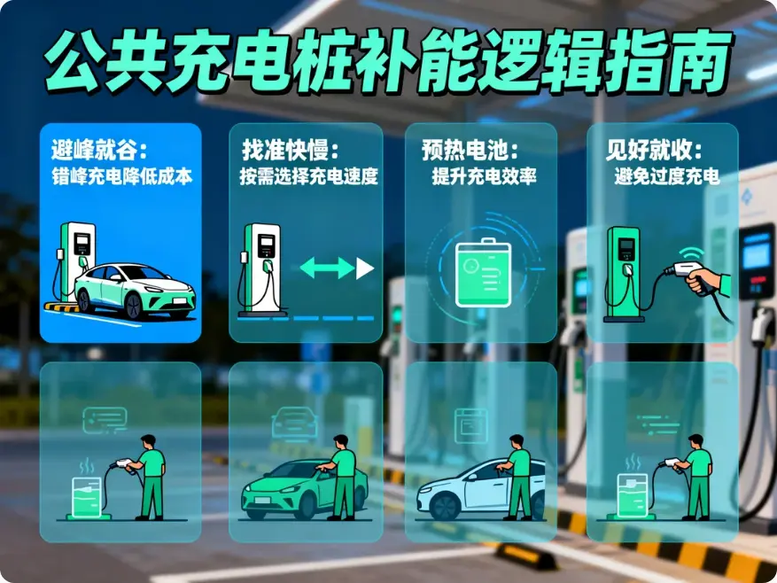 公共充电桩使用技巧：重点是你对“补能逻辑”的理解深度！