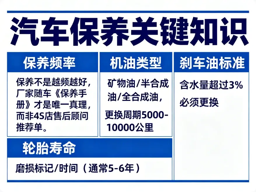 拒绝“过度医疗”！汽车保养周期与必做项目全攻略，省钱又护车