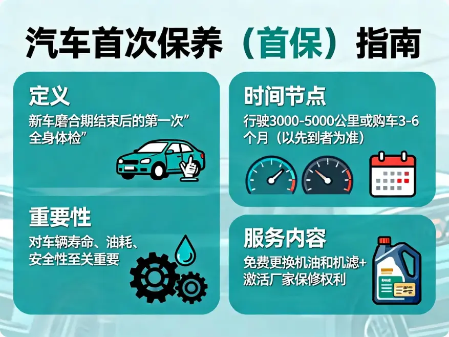 新车首保全攻略：什么时候去？做哪些项目？如何避坑？