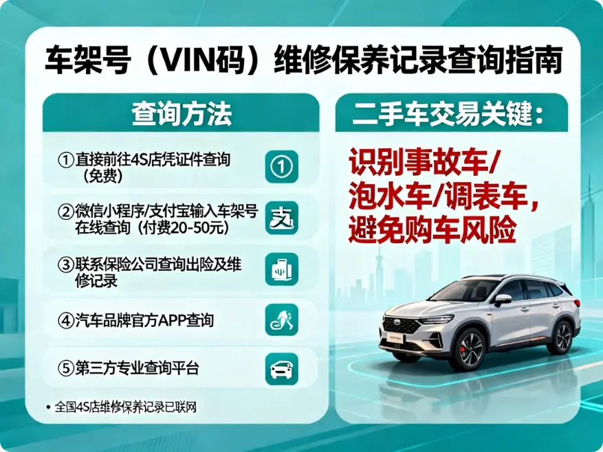 如何查询车辆维修保养记录?一文掌握5种实用查询方法