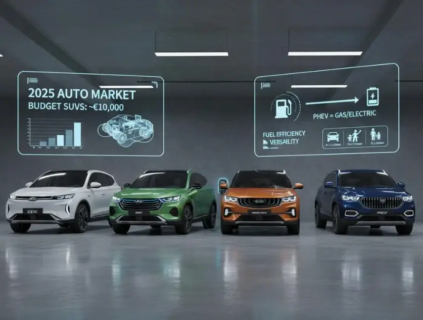 2025年10万左右SUV推荐：高性价比热门车型大全，混动纯电燃油全覆盖 第1张