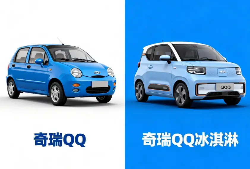 奇瑞QQ：一代国民神车，从燃油萌宠到电动新宠，年轻人的第一辆车首选 第1张