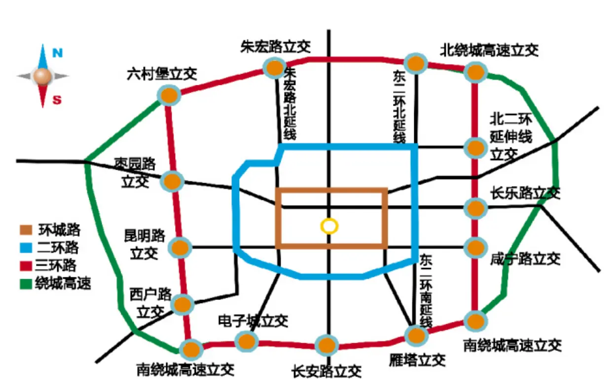 西安限号三环外可以走吗？2026最新限行区域详解：别再只盯着三环看了！ 第2张