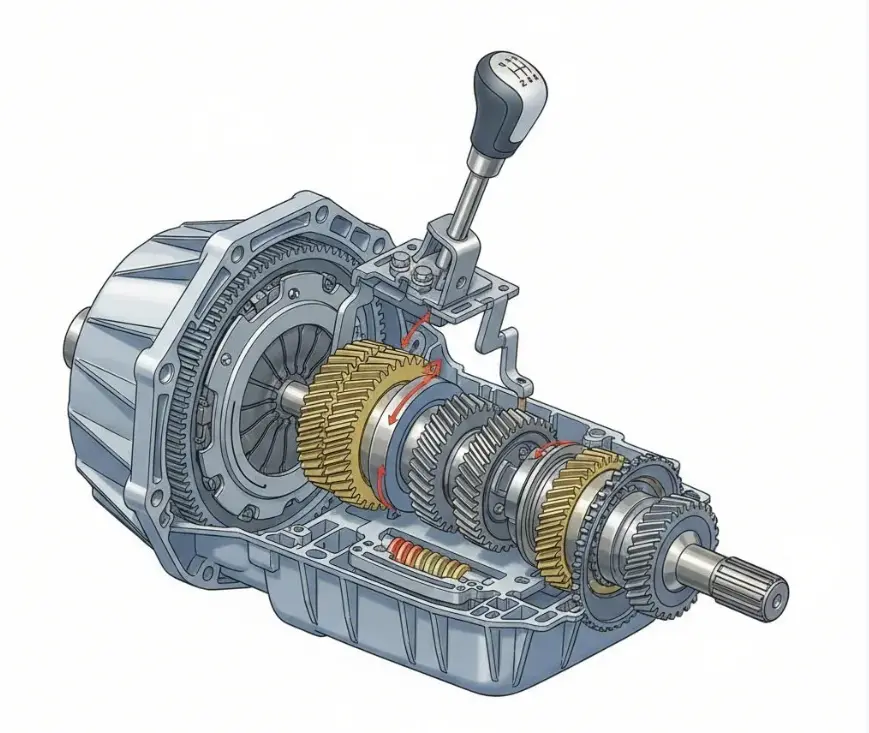 手动变速器工作原理详解：从新手到老司机都该懂的“挡位秘密” 第1张