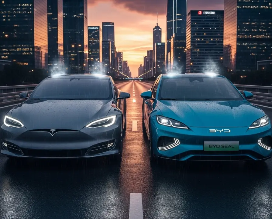 历史性易主：2025年比亚迪纯电销量反超特斯拉，中国车企的“加冕”时刻 第1张