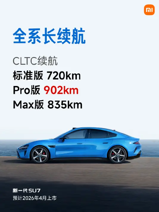 新款小米SU7预售开启:22.99万起,安全与续航“双升级”背后的产品逻辑 第2张 新款小米SU7预售开启:22.99万起,安全与续航“双升级”背后的产品逻辑 第2张