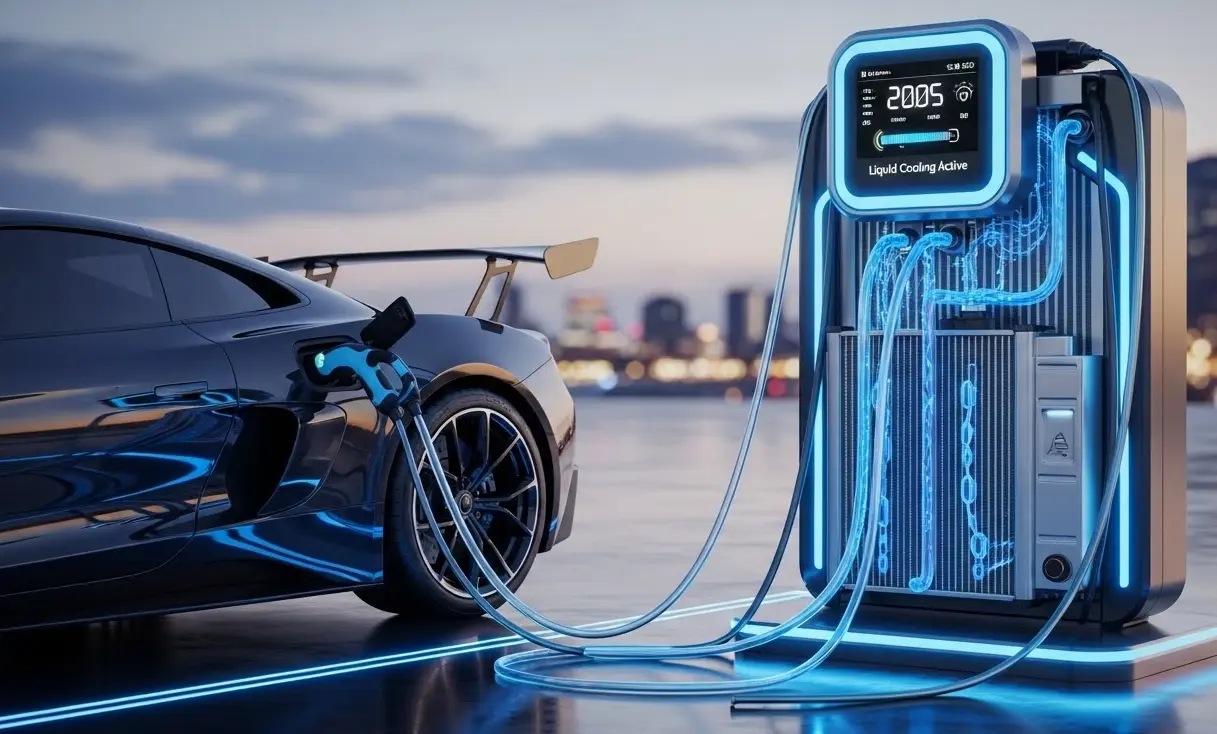 液冷充电桩：电动车超快充“一秒一公里”的核心黑科技解析
