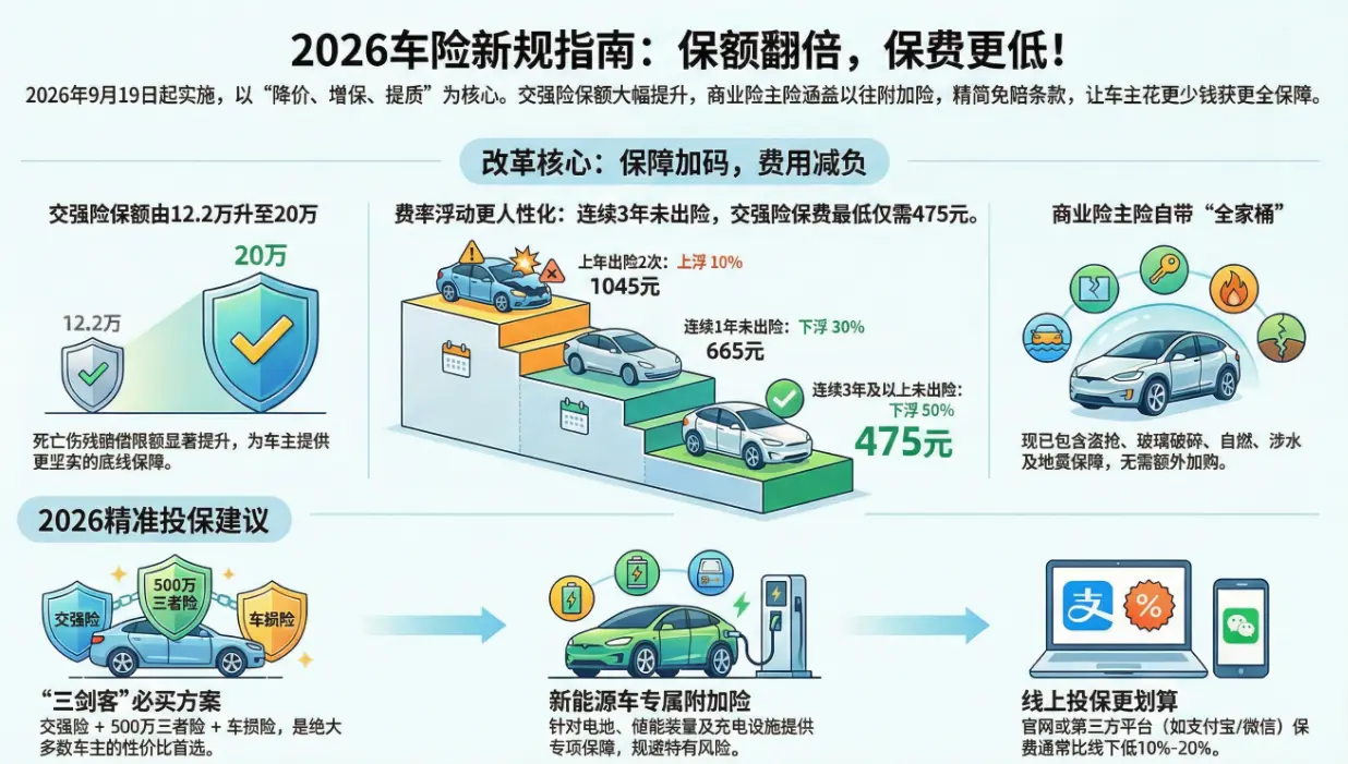 2026年买车险全攻略：花最少的钱，获最足的保障