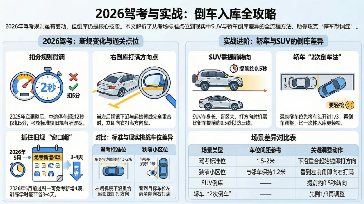 移库倒库从驾考到实战：全场景技巧指南（2026版）
