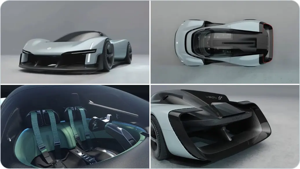 小米Vision GT概念超跑MWC首发亮相：0.29Cd风阻+1.2吨下压力、沙发赛车手座舱 第2张