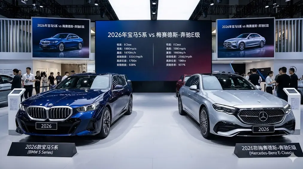 预算50万左右买豪华轿车，2026年宝马5系还是奔驰E级更香？深度实操对比给你答案