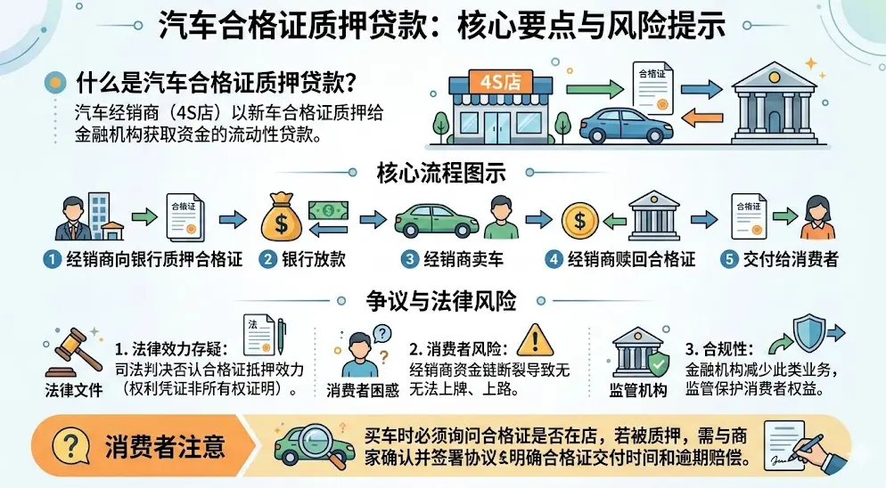提车没给合格证？揭露4S店汽车合格证质押贷款黑幕，超详细避坑与维权指南
