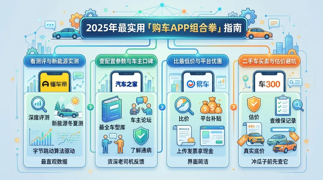 买车app软件哪个好？实测懂车帝与汽车之家怎么选？超详细底价避坑攻略