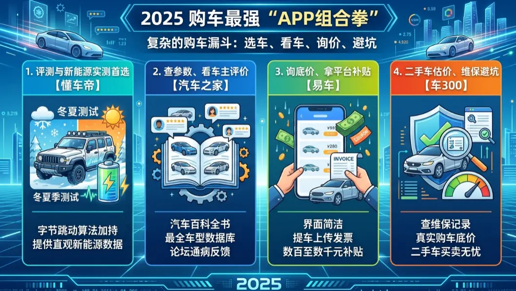 2026年买车查价用什么软件好？从真实落地价到二手残值，这几款神器让你不花冤枉钱