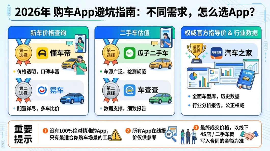 查车价app哪个最准：2026实测真实成交价落地价避坑全攻略