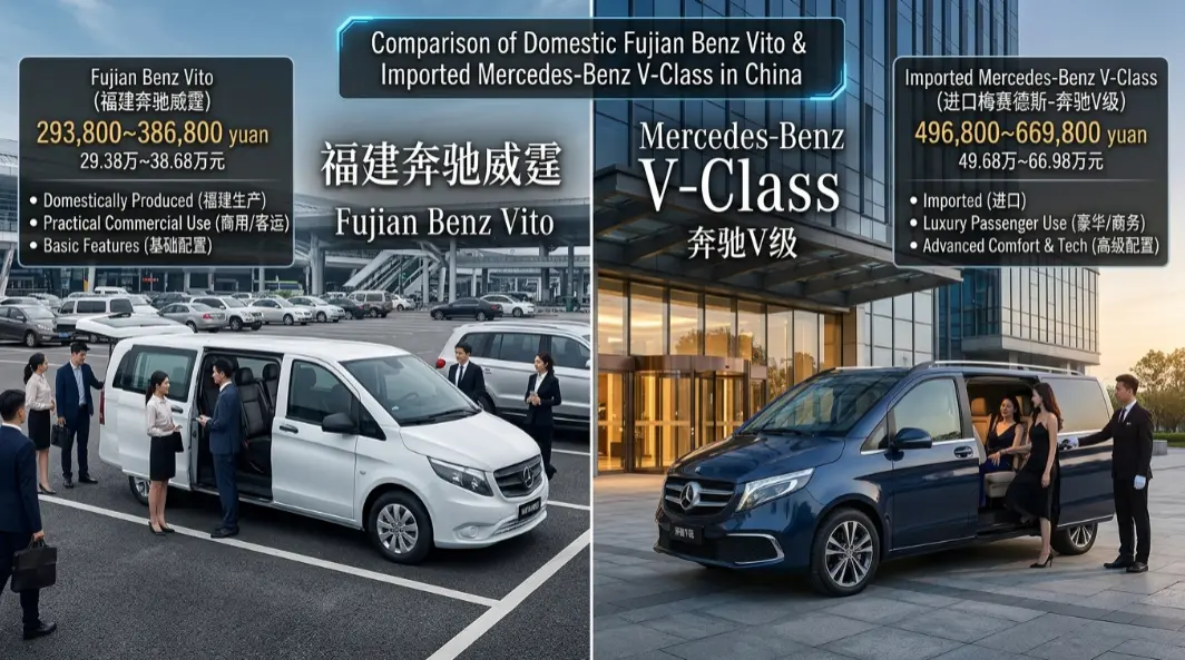 奔驰七座商务车2023新款全系价格解析：威霆29万起，V级近50万，哪款才是真正的"值"？