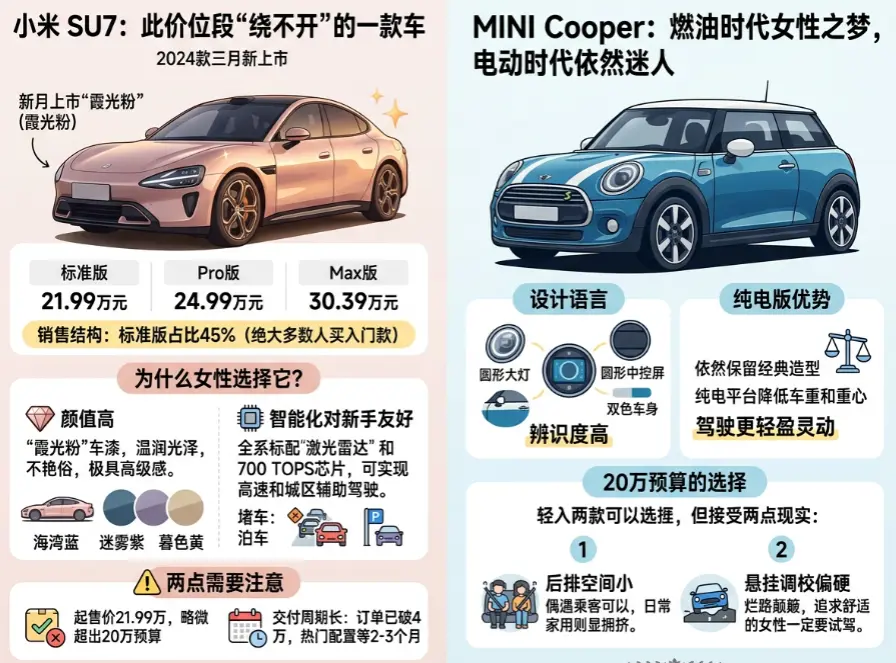 20万女生选车超全指南：颜值在线还好开，这几款闭眼入不踩雷 第1张