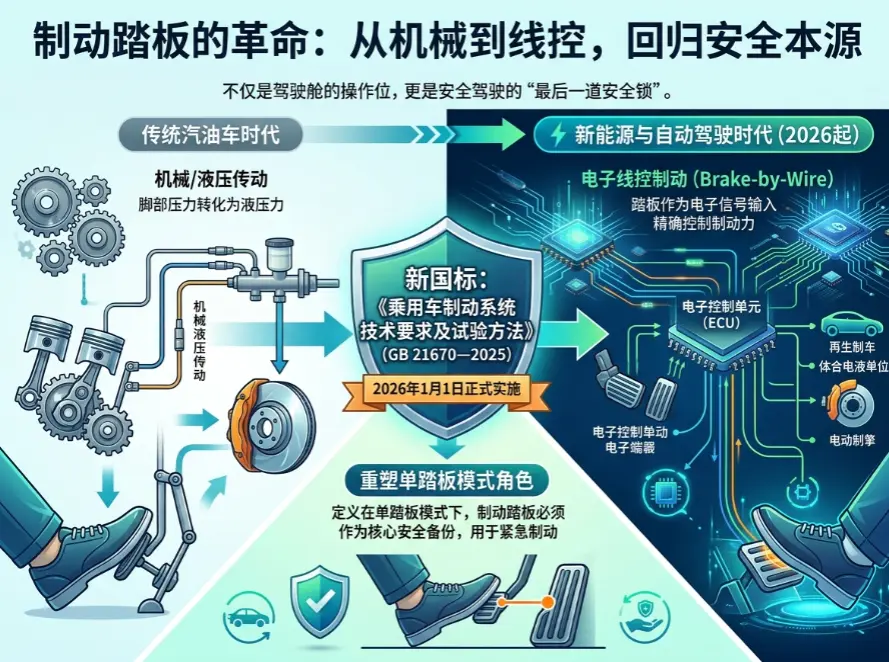 制动踏板：是什么、作用和更多知识