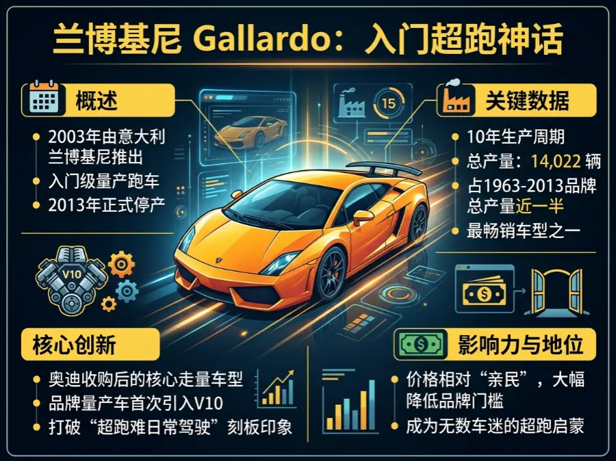 兰博基尼盖拉多百科：改写超跑市场格局的“小牛”传奇 第1张