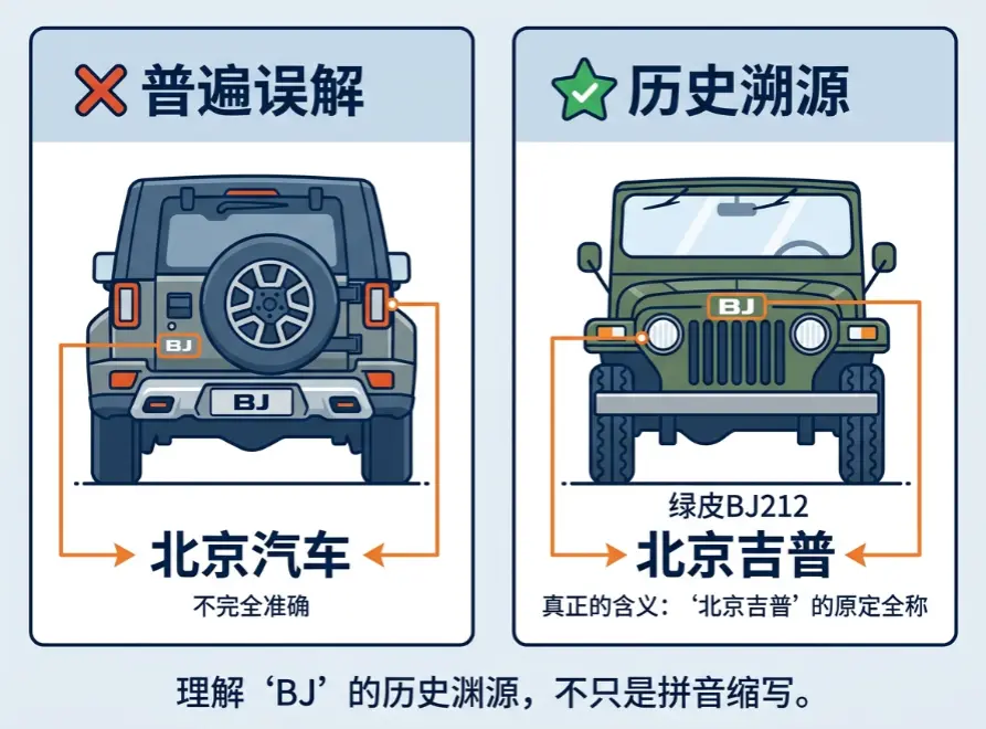 汽车型号带“BJ”究竟是什么意思？扒一扒国产硬派越野的命名底牌与分家史 第1张
