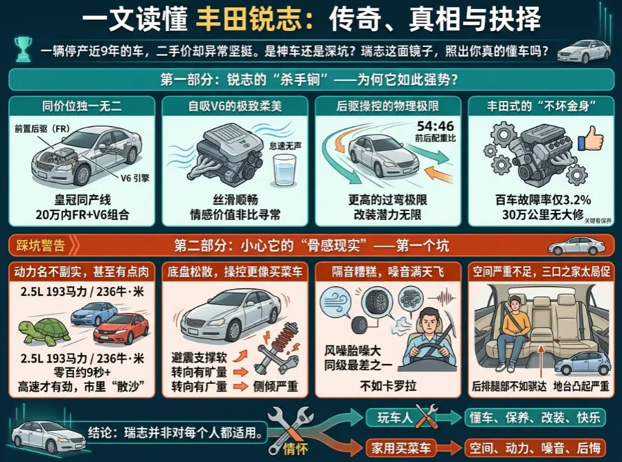 丰田锐志：情怀车的