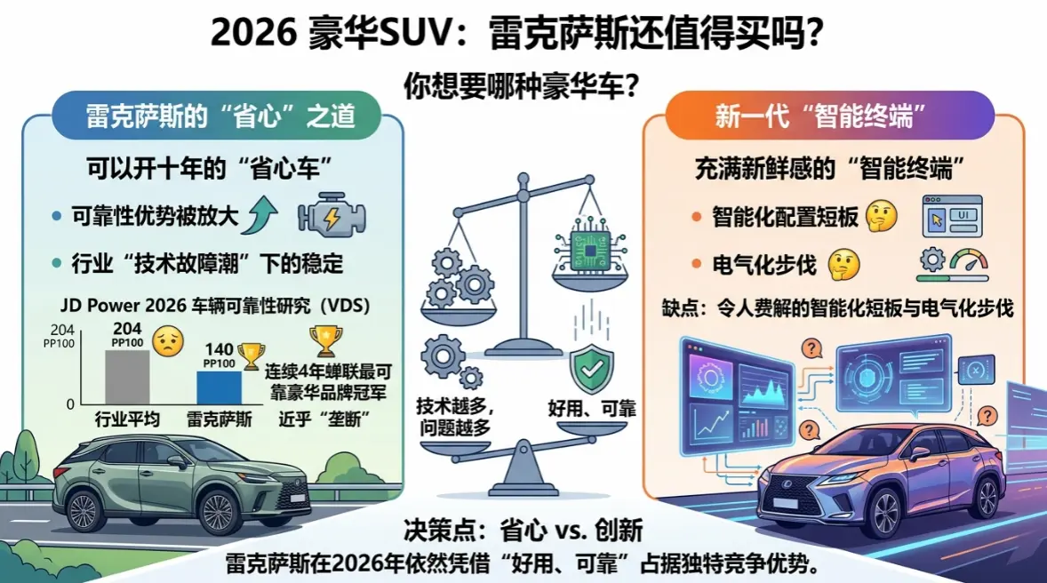 2026年雷克萨斯SUV还值得买吗？可靠性冠军的“守”与“变” 第1张