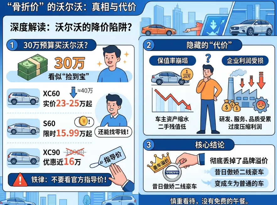 扒开“骨折沃”的底牌：2026年，去4S店买一辆沃尔沃到底要花多少钱？ 第1张