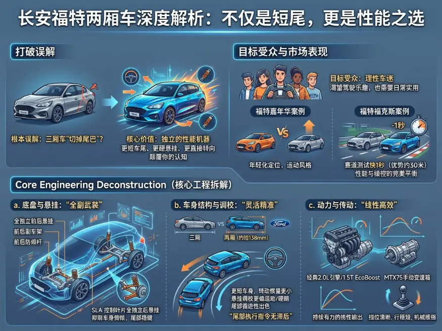长安福特两厢车：被低估的“驾驶者之车”，不只是少个尾巴 第1张