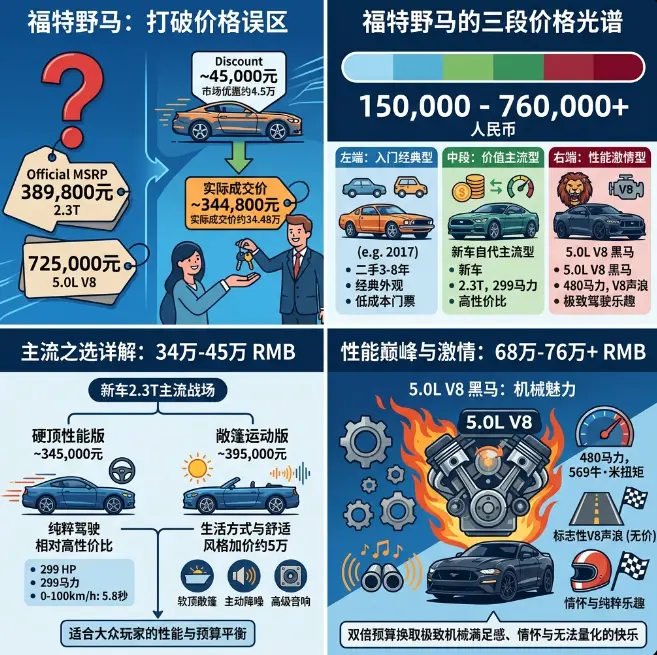 34万与76万，都能圆一个“野马梦”——你的预算在价格光谱的哪一段？ 第1张